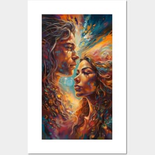 Twin Flames Love Posters and Art